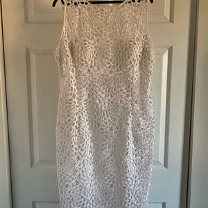 Adrianna Papell lace overlay dress. Great for wedding dress